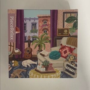 PieceRelax Cozy Living Room Puzzle 500 pieces